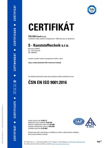 ČSN EN ISO 9001:2016